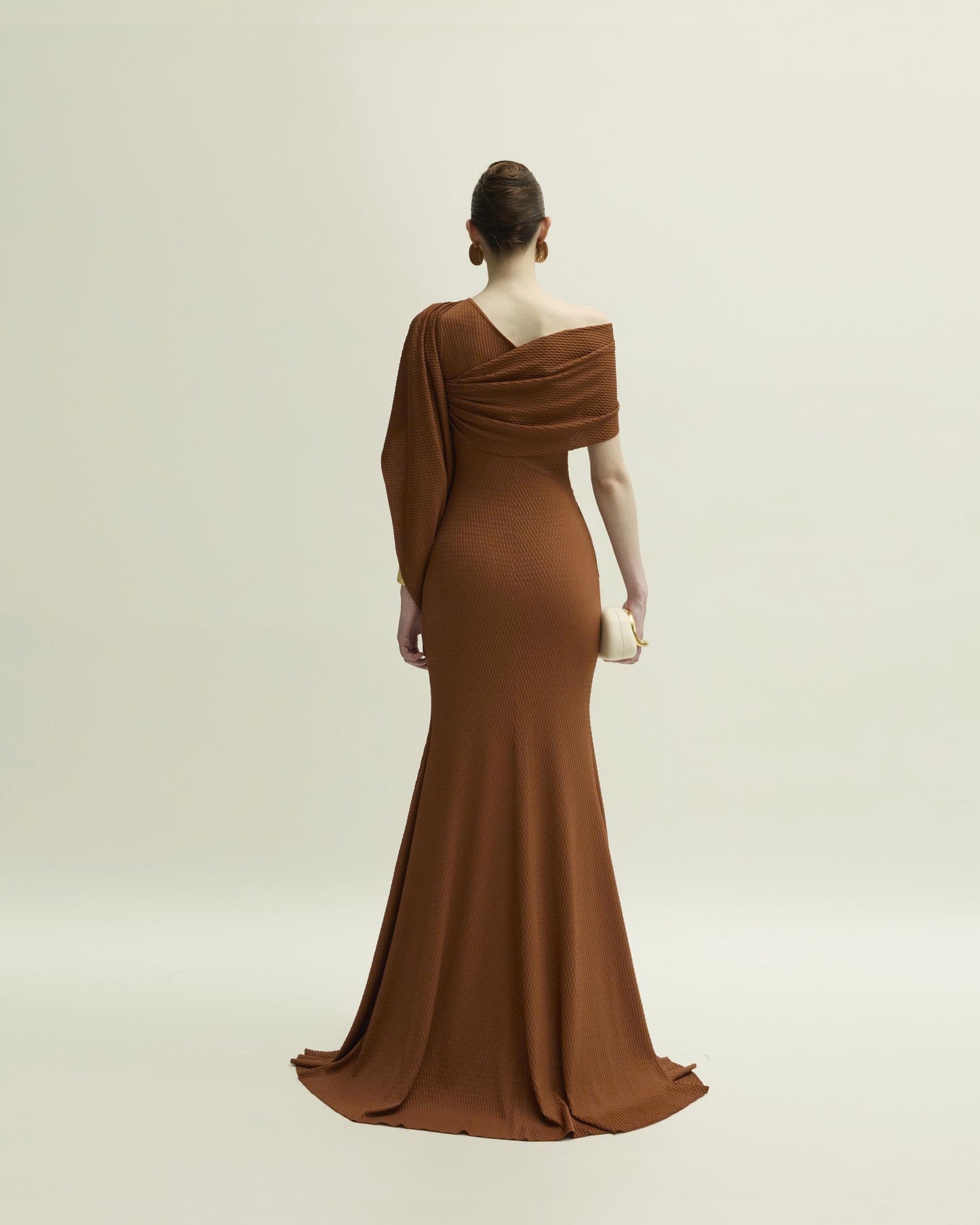 The Sculpted Serenity Gown
