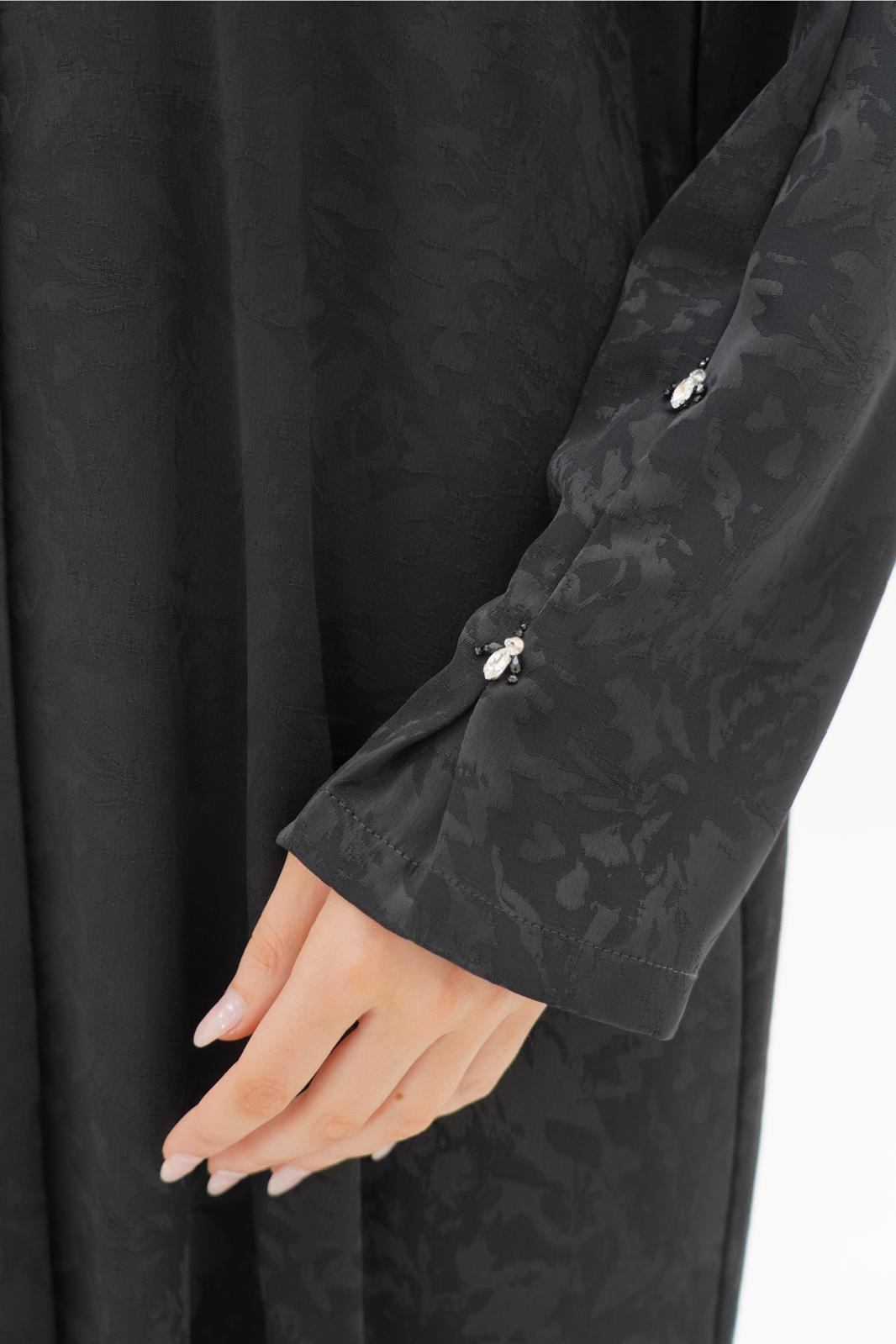 Honey Jacquard Black