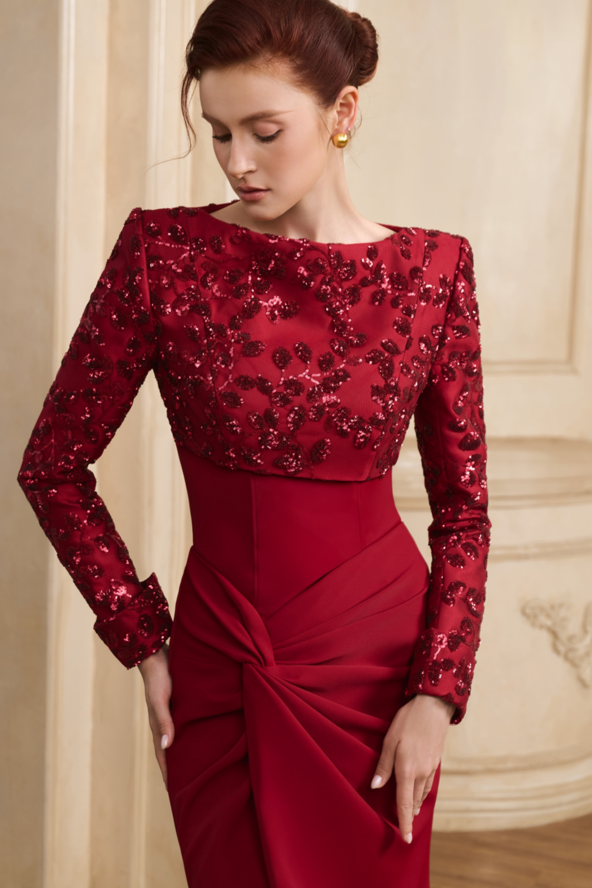 The Scarlet Majesty Gown