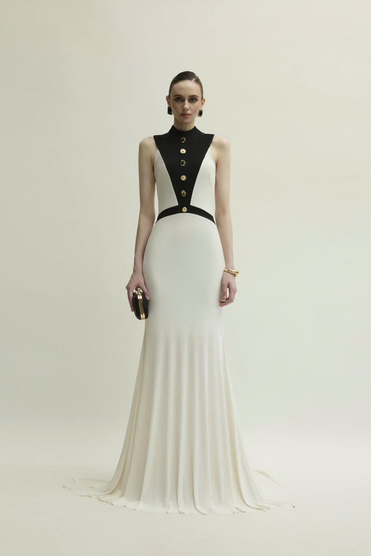 Monochrome Majesty Gown