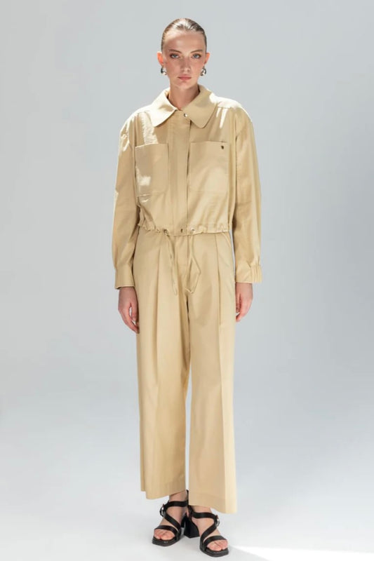 PALAZZO BUTTONED SET