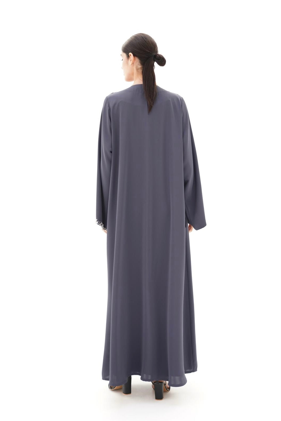 Linked Grey Abaya
