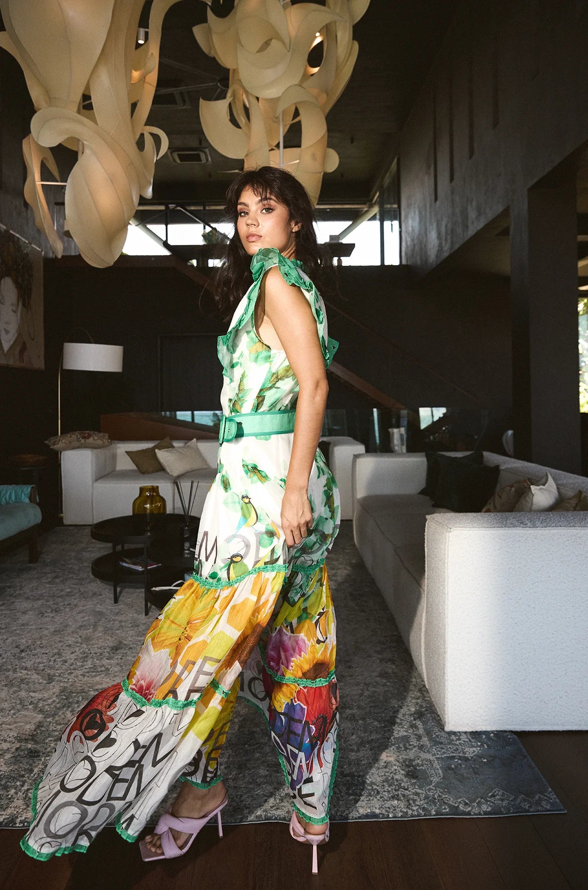 STARBRIGHT MAXI - SUNSET MODE DRESS