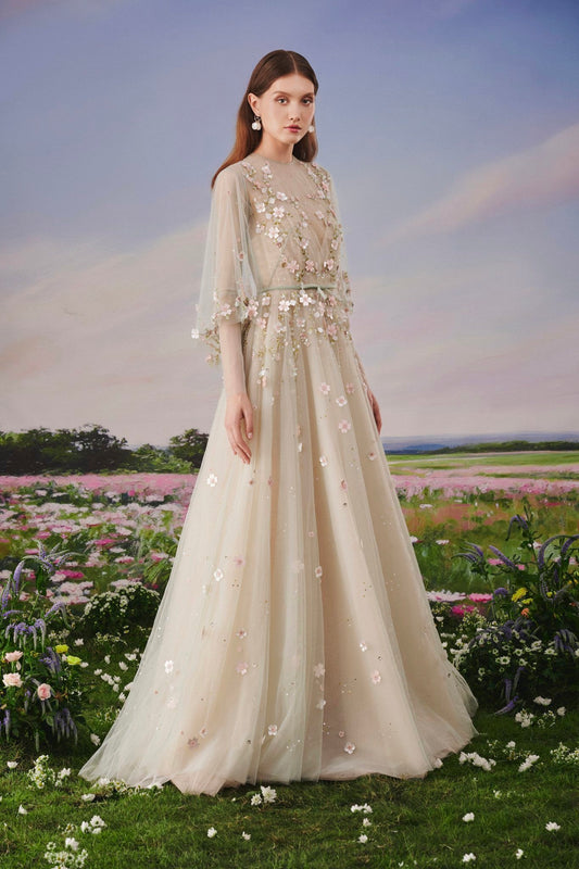 Whimsical Petals Gown