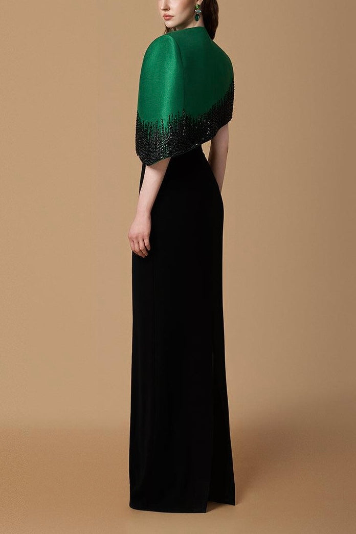 BUSTIER COLUMN GOWN