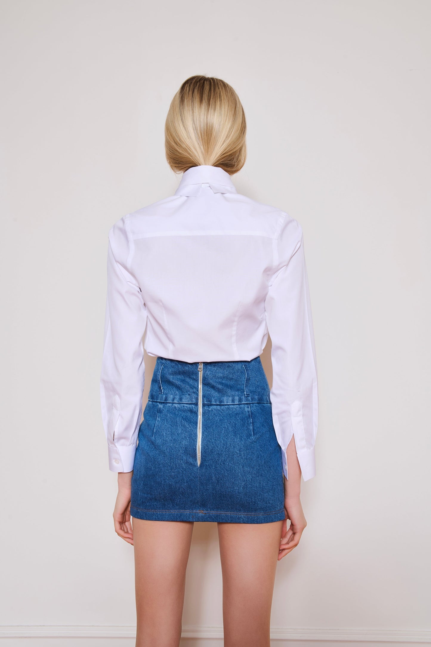 La Denim Mini Skirt