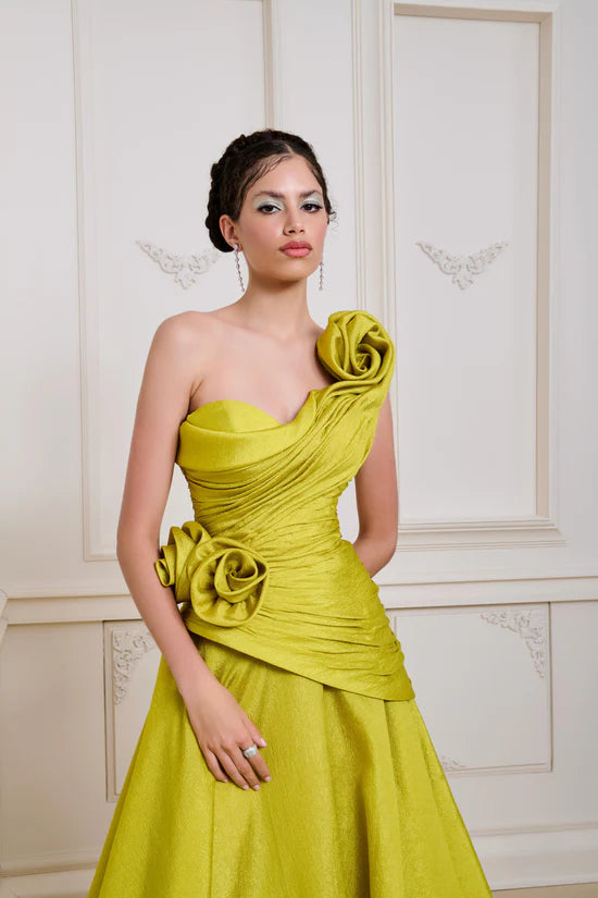 Luminous One Shoulder Dress